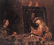 Aert de Gelder Selbstbildnis als Zeuxis oil painting artist